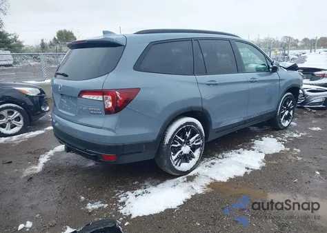 2022 Honda Pilot Awd Black Edition из США, поврежденный, VIN 5FNYF6H71NB082190
